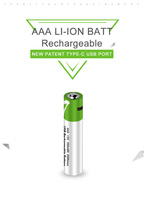 SMARTOOOLS Baterai Solid State AA AAA Isi Ulang Port Type-C Khusus 1.5V 4 Buah Garansi 2 Tahun 1200 Siklus