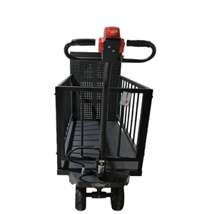 Elektrische batterij-aangedreven kar met 400W vermogen, 500 kg draagvermogen en hek voor gebruik in de tuin. - Product Image 2