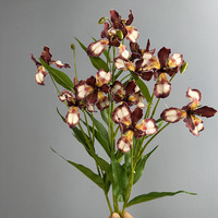 Fleur d'iris artificielle en soie de 76 cm, directement de l'usine PPS, pour la décoration des tables de mariage