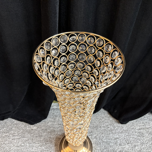 Jarrón <span class=keywords><strong>de</strong></span> Acrílico Transparente con Cuentas <span class=keywords><strong>de</strong></span> Cristal y Baño <span class=keywords><strong>de</strong></span> Oro, Centro <span class=keywords><strong>de</strong></span> <span class=keywords><strong>Mesa</strong></span> <span class=keywords><strong>para</strong></span> Decoración <span class=keywords><strong>de</strong></span> Bodas y <span class=keywords><strong>Eventos</strong></span> - Product Image 3