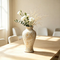 Vase en céramique de style Wabi-sabi, vintage, moderne et minimaliste, pour fleurs séchées, inspiré du zen, en grès, pour culture hydroponique, idéal pour les mariages