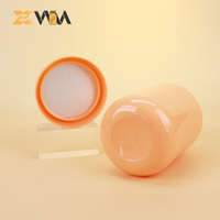 Pot d'emballage en PET recyclé de haute qualité, personnalisable en couleur, pour capsules, pilules, protéines en poudre, avec couvercle à clapet, multi-capacités