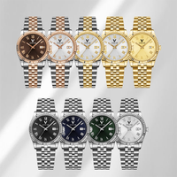 Montre mécanique pour homme, montre mécanique de luxe, montre mécanique pour homme, plongée professionnelle, résistante à l'eau 300 m, lunette tournante