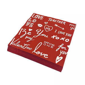 Servilleta de tiempo de celebración de estilo inglés 33*33 3 capas-Adecuado para todas las ocasiones, servilleta de papel de un solo uso - Product Image 3