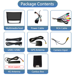 Autoradio pour Benz classe E W211 E300 W209 W219, lecteur multimédia, navigation gps, carplay, wifi, android 13, 2din - Product Image 3