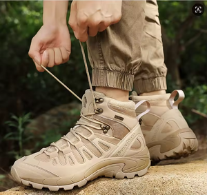 Men's Anti-Slip Work <b>safety</b> Boots Breathable Tactical Hiking <b>Shoes</b> for Outdoor Camping Desert Off-Road Hunting Winter - Product Image 6