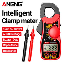 Multimètre à pince numérique ANENG MT87 400A pour courant alternatif, testeur de tension AC/DC, de résistance et de capacité avec fonction de maintien des données