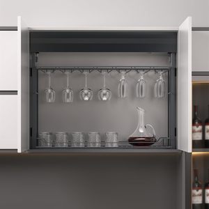 ตู้เก็บแก้วไวน์อัจฉริยะ Particle Smart Cabinet พร้อมชั้นวางแบบดึงออกได้ สวิตช์สัมผัส อลูมิเนียม สแตนเลส ป้องกันฝุ่น รุ่น J256-900 สวิตช์แบบสัมผัส - Product Image 6