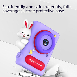 กล้องมินิใหม่สำหรับเด็ก กล้องดิจิตอลความละเอียดสูง พร้อมเคส<span class=keywords><strong>การ์ตูน</strong></span>ป้องกัน กล้องของเล่นสำหรับเด็ก - Product Image 3