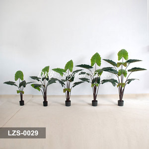 Planta Artificial DKB, Hojas Verdes, Plantas de Interior, Decoración del Hogar, Bonsái Artificial, Planta de Plátano en Maceta de Tela, Plantas Decorativas - Product Image 3
