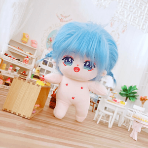 En stock, prêt à être expédié, poupées en peluche K-pop de 20 cm, poupées en coton, poupées nues avec squelette en plastique PVC - Product Image 2