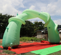 Arche gonflable géante extérieure de 11 m, thème Forêt Verte Planète, pour la décoration de festival sur le thème du printemps
