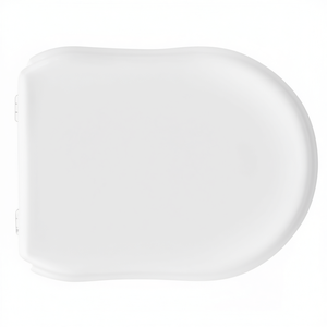 Asiento de Inodoro Alargado Blanco, 50.5 cm de Largo, 37.5 cm de Ancho, Plástico, Minimalista, para Baño - Product Image 3