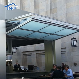 أبواب مرآب حديثة ذكية أوتوماتيكية قابلة للطي، أبواب مرآب كهربائية من الألومنيوم والزجاج قابلة للطي عموديًا - Product Image 6