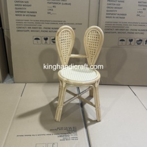 Silla Infantil de Ratán Hecha a Mano, Elegante y Duradera, Ecológica, para Eventos, Fiestas y Bodas, Alquiler de Muebles - Product Image 5