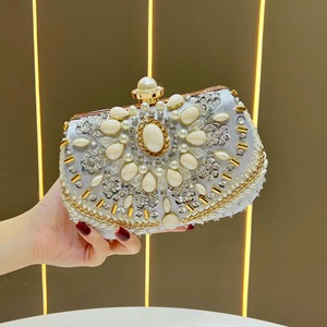 Sacs de soirée en strass pour femmes, pochettes de luxe, sacs fourre-tout pour femmes, sacs à bandoulière pour mariage et fête, vente en gros - Product Image 2
