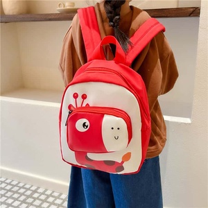 Cute Fruit Snail <b>Backpack</b> for <b>Kids</b> Softback Zipper Closure Waterproof Large Capacity School Use PU Blue White - Product Image 2