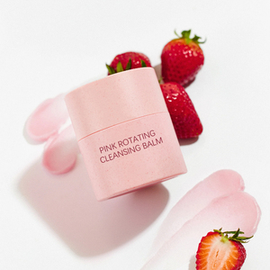 Baume nettoyant de meulage rotatif rose non gras pour tous les types de peau Logo personnalisé Baume nettoyant bio végétalien Démaquillant - Product Image 1