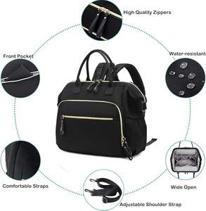 Sac à langer multifonctionnel, imperméable, unisexe, format voyage, avec étui pour sucette, échantillon gratuit pour bébés - Product Image 4