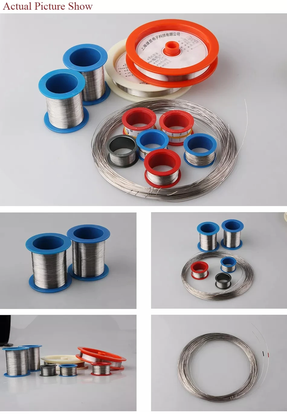 Filo Di Platino Di Prima Classe IEC Pt 99.99% Ad Alta Purezza 0.02mm ~ 1.0mm Filo Metallico Platino Pt Per Test Di Fiamma - Foto 5