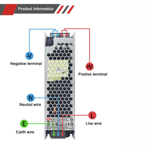 평균 웰 UHP-200R-48 48v 4.2A 밀폐형 200W 슬림형 (PFC 스위칭 전원 공급 장치 포함) - Product Image 6