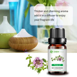 Olio Essenziale Naturale di Foglie di <span class=keywords><strong>Timo</strong></span> Fresco 30ml Puro per Uso Cosmetico e Massaggi Tutti i Tipi di Pelle Disponibile OEM - Product Image 1