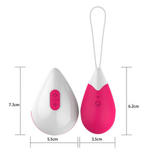 Hete Verkoop Nieuwe Aankomst Dames <span class=keywords><strong>High</strong></span>-Powered Bullet Eggs Vibrator Afstandsbediening Seksproduct - Product Image 5