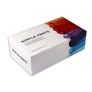 Set di <span class=keywords><strong>colori</strong></span> acrilici di 36 tubi da 0.74 once/22ml include 6 <span class=keywords><strong>colori</strong></span> metallici, pigmenti ricchi, per artisti e Hobby - Product Image 2