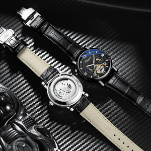 CHENXI cool orologio meccanico automatico luna stella grande <span class=keywords><strong>volano</strong></span> cintura impermeabile dal vivo commercio estero transfrontaliero da uomo - Product Image 5