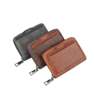 Borsa <span class=keywords><strong>per</strong></span> <span class=keywords><strong>patente</strong></span> di guida con carta lunga da uomo con cerniera multifunzione con motivo Logo personalizzato stile Vintage retrò - Product Image 1