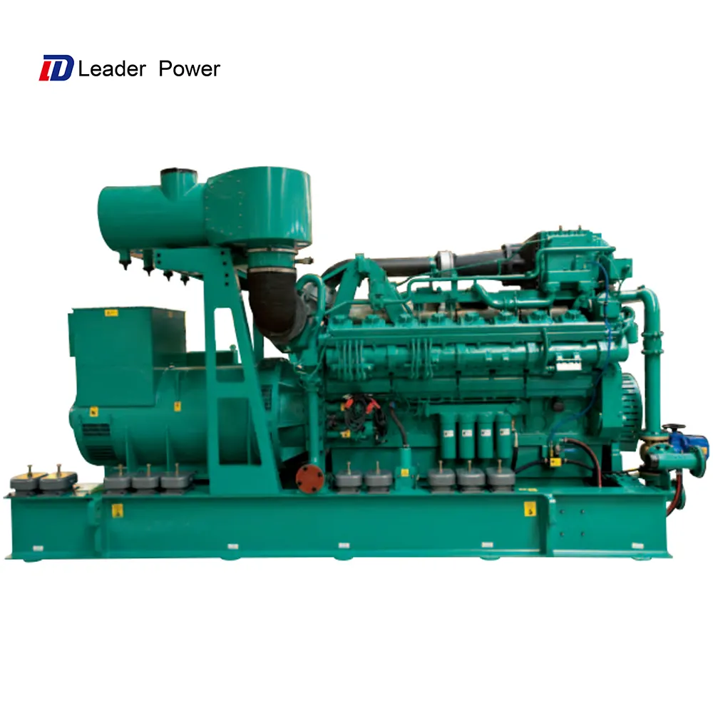 Generador de energía de motor de gas natural, 12-500 KW, precio