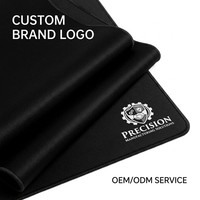 Fabricants de tapis de souris personnalisés de haute qualité, base en caoutchouc naturel importé, tapis de souris de jeu noir, logo personnalisé