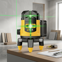 Niveau laser portable étanche 360 degrés 5 lignes haute précision, outil laser vertical pour la rénovation intérieure et extérieure