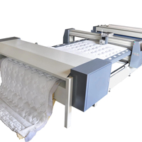 Machine à matelasser à alimentation continue à tête unique avec coupeur, vente en gros directe du fabricant
