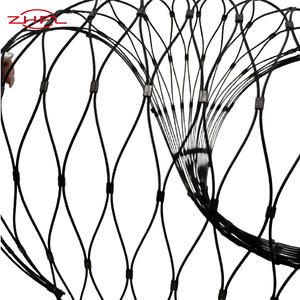 Malla de Alambre de Acero Inoxidable Tejida Flexible de Alta Calidad, Tejido Plano, para Relleno de Barandillas de Puentes - Product Image 3