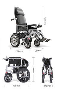 מנוע מברשת חזקה 500w מברשת חימום גלגלים חשמלי עם סוללה עופרת 12 אה-חומצה לקשישים או נכים - Product Image 6