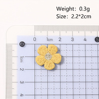 Mini-patchs brodés à coudre, solubles dans l'eau, motif floral en dentelle peint à la main, couleur personnalisable, livraison rapide