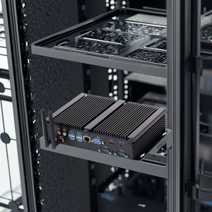 Partaker 산업용 컴퓨터 8-13 세대 코어 I3 I5 I7 VGA HD 듀얼 디스플레이 LAN 2x COM DDR4 DDR5 RAM 팬리스 미니 데스크탑 PC - Product Image 1