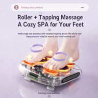 Appareil de massage multifonctionnel rechargeable à chaleur et à percussion pour la plante des pieds, actuellement très populaire