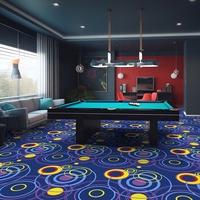 Tapis de salle de bal luxueux tapis imprimé en nylon pour salle de billard salle de bal salle de billard