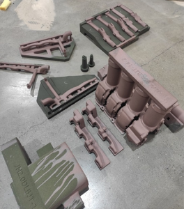 แม่พิมพ์ทรายบล็อกทรงกระบอกพิมพ์ลาย3D การออกแบบแม่พิมพ์ทราย3D กระบวนการหล่อสำหรับการหล่อโลหะอุตสาหกรรมยานยนต์แม่พิมพ์ - Product Image 2