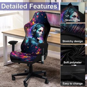 Ergonomic văn phòng máy tính chơi Game ghế bìa, căng polyester bìa, thích hợp cho ngả đua và chơi game khác ghế - Product Image 5