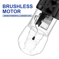 Nouvel Arrivage Vente en Gros TS TM-80104201 Machine à Tatouer Permanente avec Moteur Sans Noyau, Stylo de Tatouage en Acier Inoxydable, Fonction Minuterie