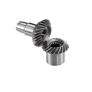 Engranaje cónico espiral de acero forjado mecanizado cnc de piñón y fabricante personalizado - Product Image 4