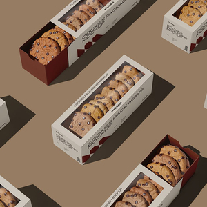 KinSun 环保定制硬质折叠邮寄盒 哑光/光面层压压花食品盒，适用于寿司、蛋糕、饼干 - Product Image 5