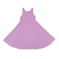 Robe d'été décontractée sans manches en bambou biologique pour bébé fille, robe d'été pour enfants, vêtements une pièce, robe tourbillonnante pour enfants