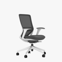 Chaise de bureau contemporaine à dossier moyen en maille pour le bureau à domicile et les projets - Offre Spéciale