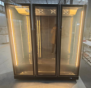 2 דלתות מקרר אוויר מקורר צג זכוכית מקרר יותר עבור ארון תצוגה מקררים יין ומשקאות - Product Image 4