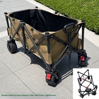 Chariot pliant réglable multifonctionnel pour extérieur, idéal pour les pique-niques et les stands de vente – Vente en gros usine