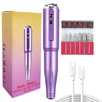 Yumely MN-106 2024, perceuse à ongles électrique rechargeable de haute qualité, 35000 tr/min, professionnelle, portable, forme stylo, pour la maison, le salon, la pédicure